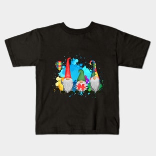 autism gnomes Kids T-Shirt